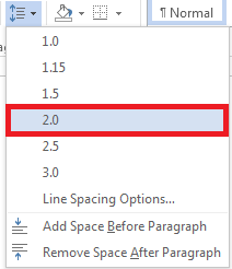 How-to-double-space-in-Word