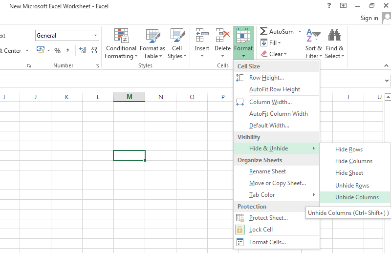 how-to-unhide-cells-in-excel