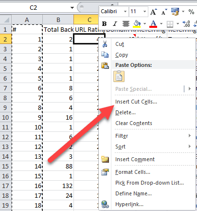 How to Move Columns in Excel